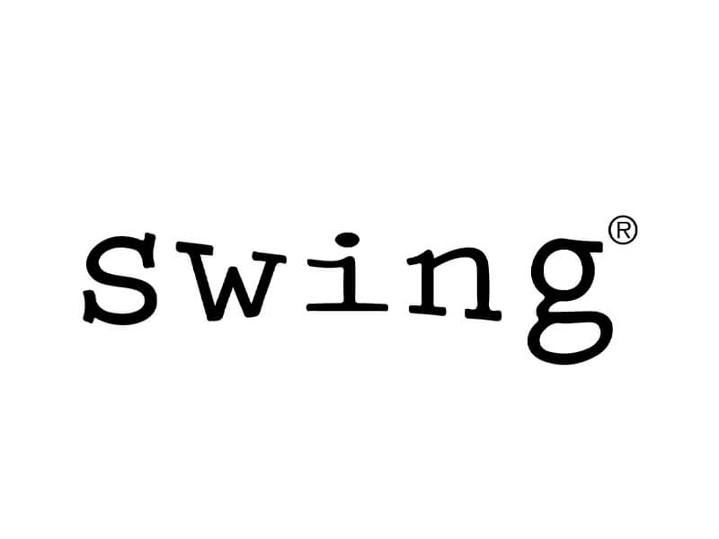 La parola "Swing" in nero, con registro Marchio Commerciale, su sfondo bianco.